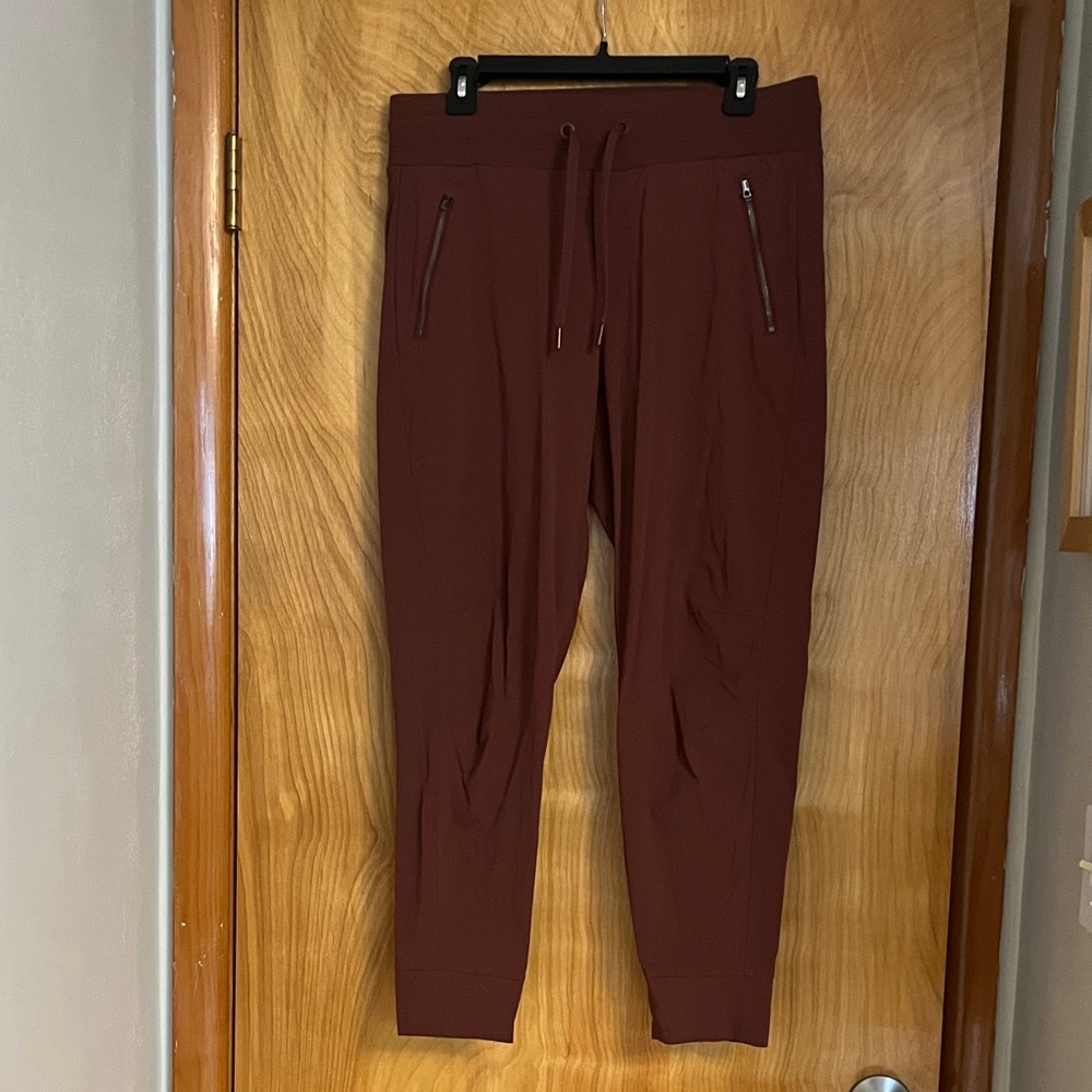Athleta Maroon Jogger Pants